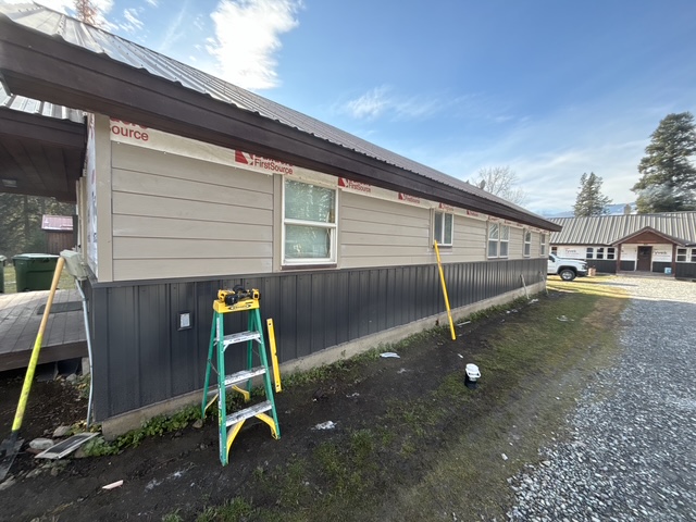 Siding Installation In Progress — S.S. Home Repairs project, Helena MT